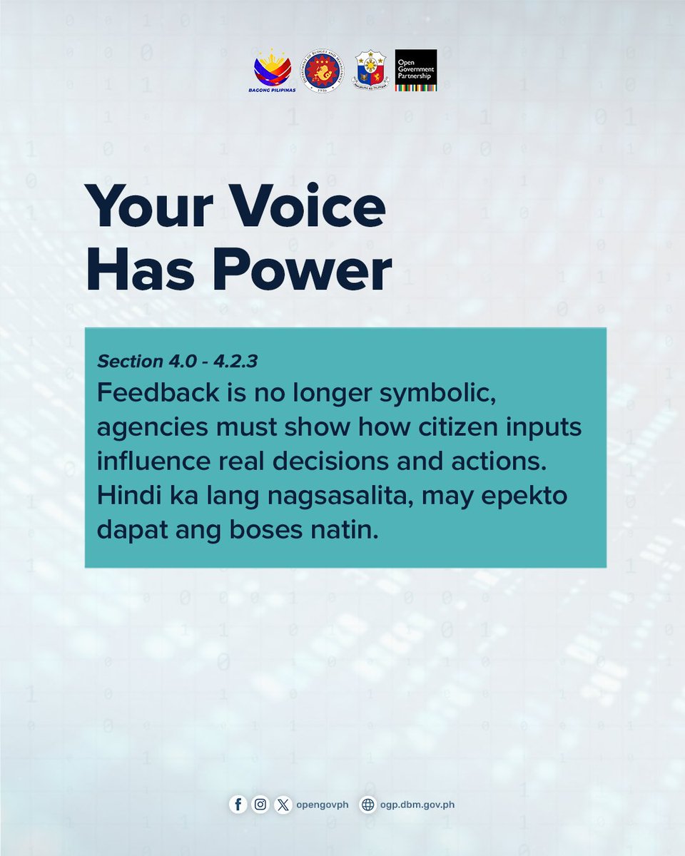 Philippine Open Government Partnership tweet media