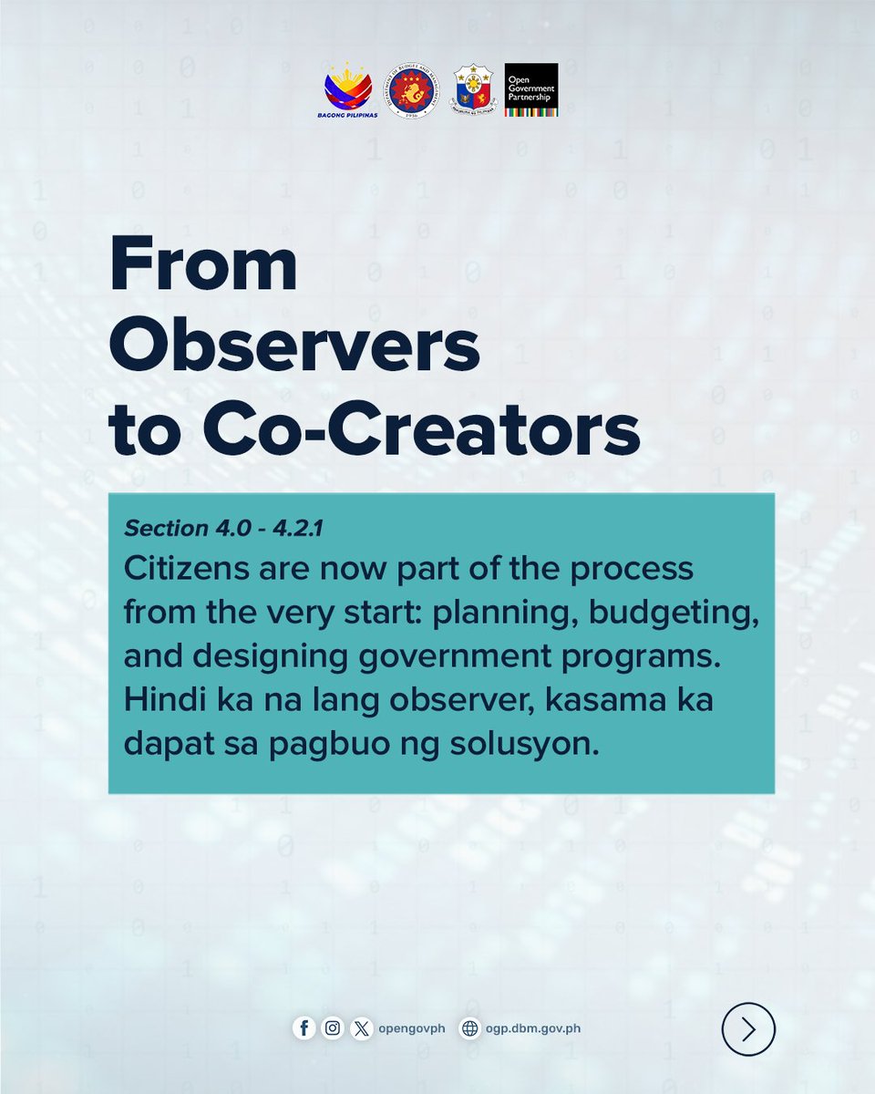 Philippine Open Government Partnership tweet media
