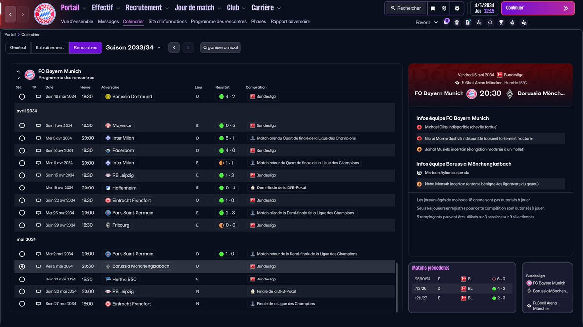 C'est le #MorningBraco ⏰

[S9] #EuropeTour 🇪🇺

Jour de finale de <a href="/ChampionsLeague/">UEFA Champions League</a> 🔥

<a href="/FCBayern/">FC Bayern München</a> est champion de <a href="/Bundesliga_DE/">BUNDESLIGA</a> 🏆

📺twitch.tv/bracodu88

De bonne heure et de bonne humeur ☕️

#FM26 #FootballManager