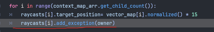 i was today years old when I learned you can add exceptions to raycasts, holy moly