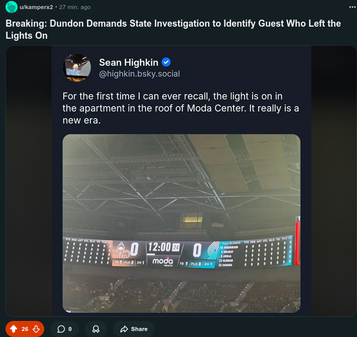 MrBuckBuckNBA's tweet photo. Portland Trail Blazers fans on the Trail Blazers subreddit keep on roasting new team owner, Tim Dundon, for being cheap, cutting costs already.  

This is really funny, I promise you.  

Part 4

Via:
https://t.co/hGNlLie2e0 https://t.co/i7ZnJPojjF