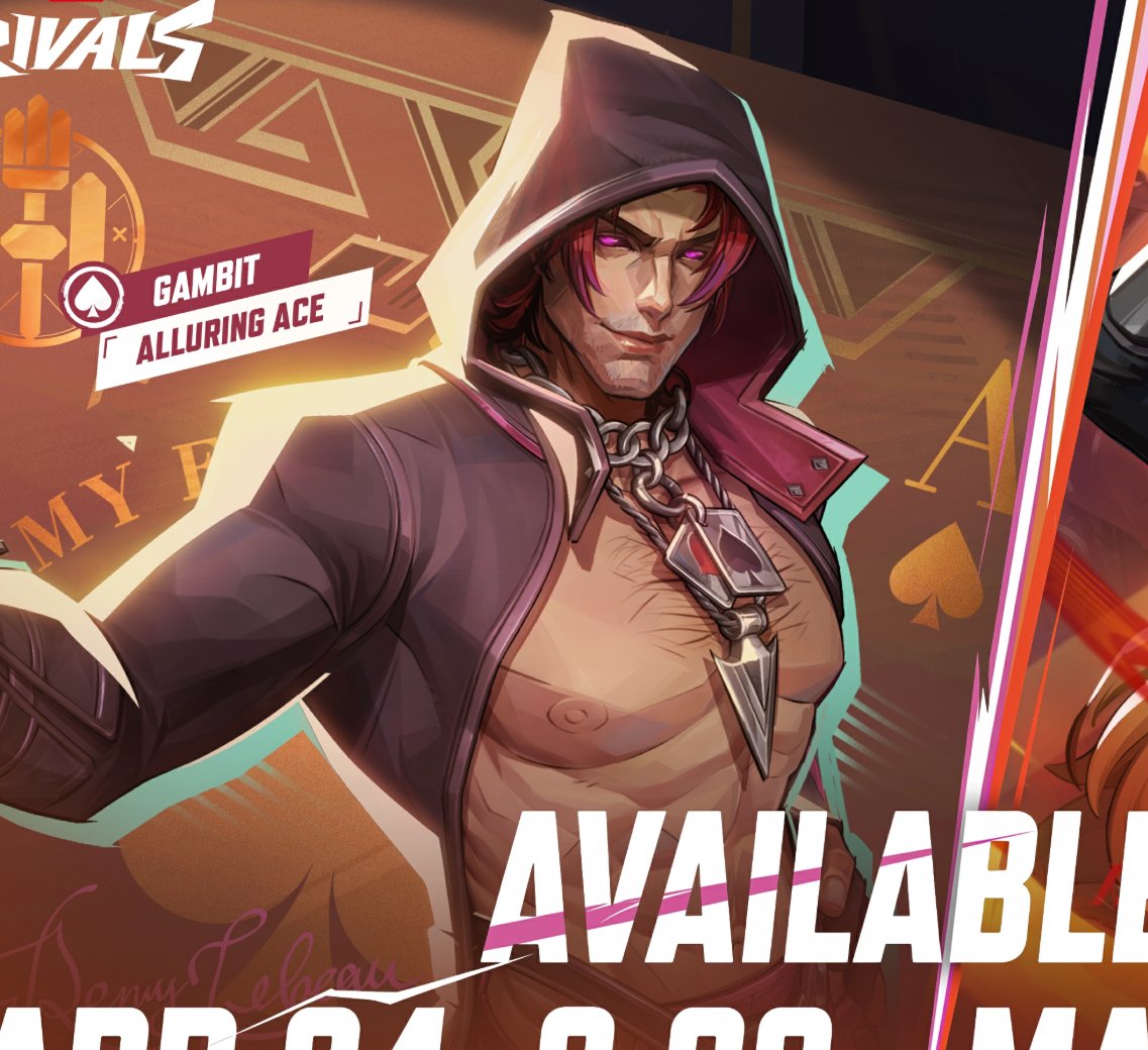 vKiIIzone's tweet image. NEW Gambit: Alluring Ace
NEW Magik: Netherworld Noble

Coming to the #MarvelRivals in-game store this Thursday, April 23rd at 10:00 PM EDT.