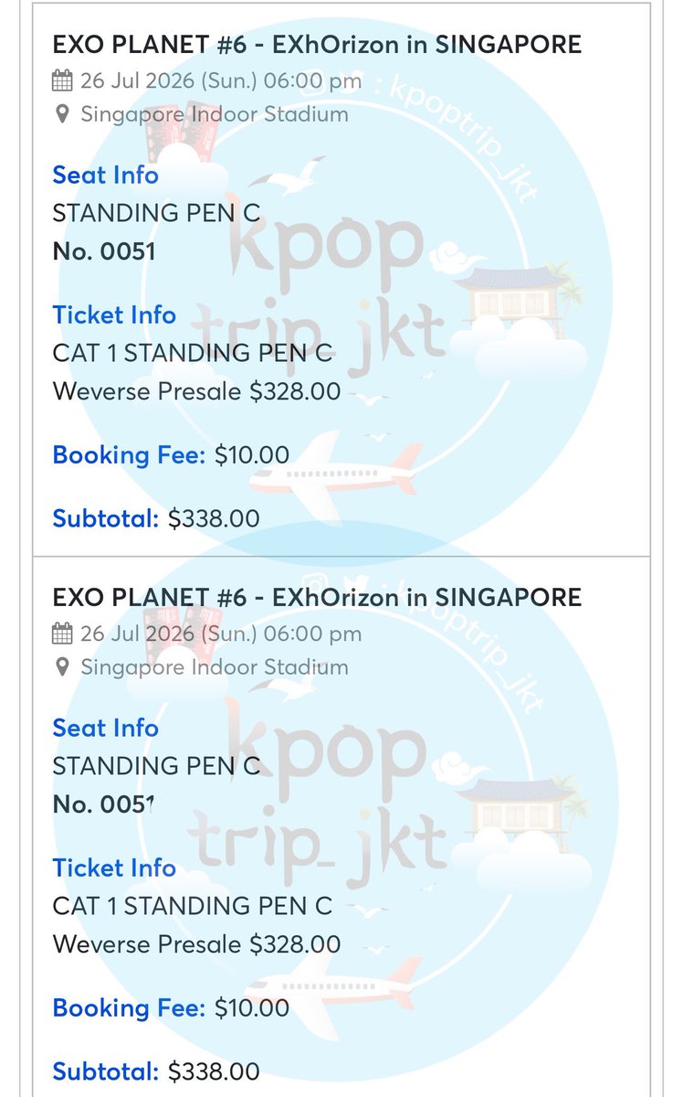 Jastip Tiket / Tour / Handcarry tweet media