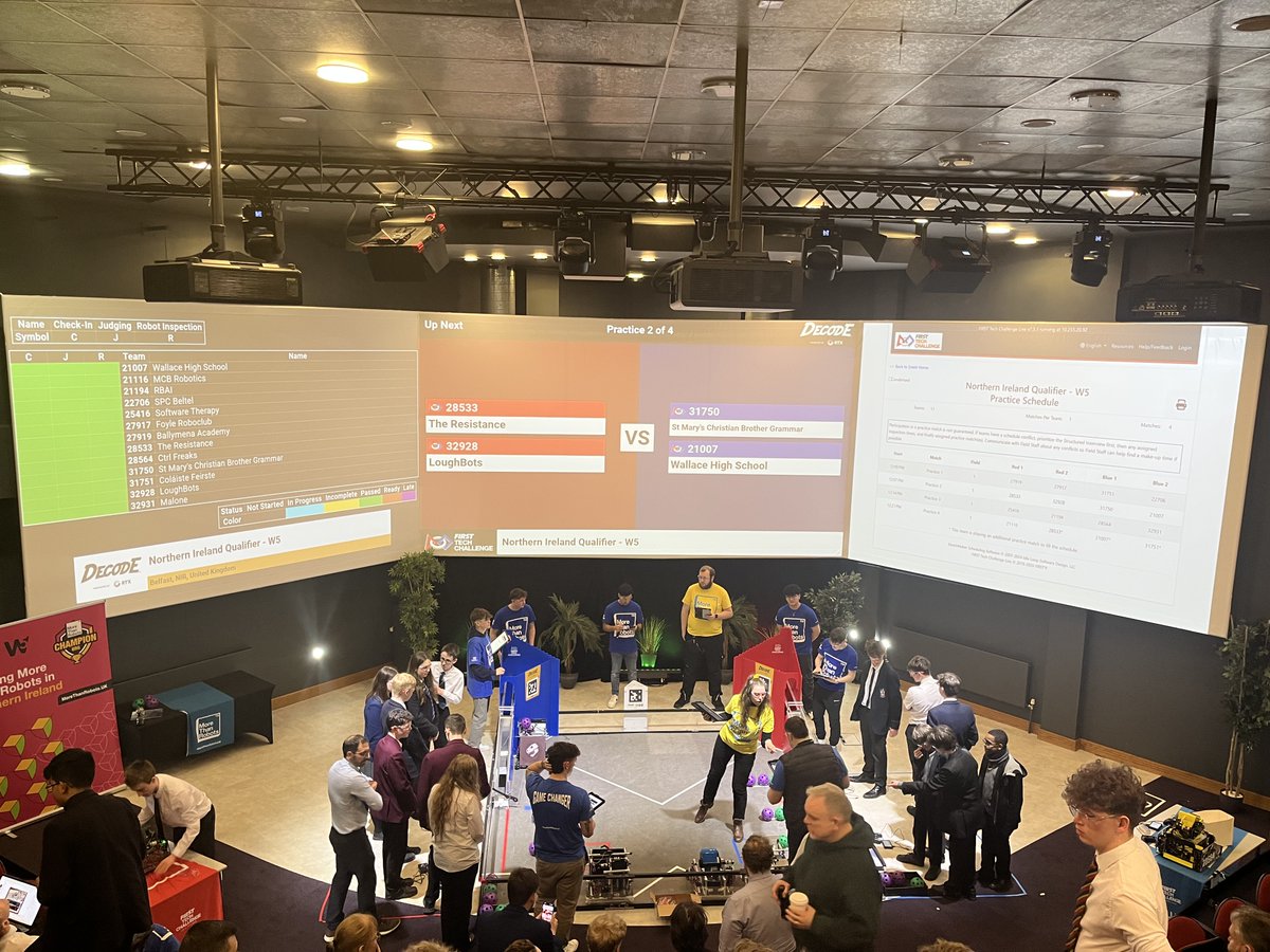 WallaceHigh's tweet image. Congratulations to our First Tech Challenge robotics team—4th in qualifiers and proud winners of the Design Award at the 2026 Northern Ireland FTC Championships. Outstanding innovation and teamwork.

#Opportunity #SuperCurricular #WHSTechnology