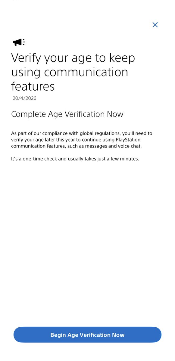 owenboswarva's tweet image. Sony will require age checks in UK to access PlayStation communication features playstation.com/en-gb/support/…

It's important to protect the youth from inappropriate content or talking among themselves. Why not comply in advance?

#ageverification #OnlineSafetyAct #censorship #gaming