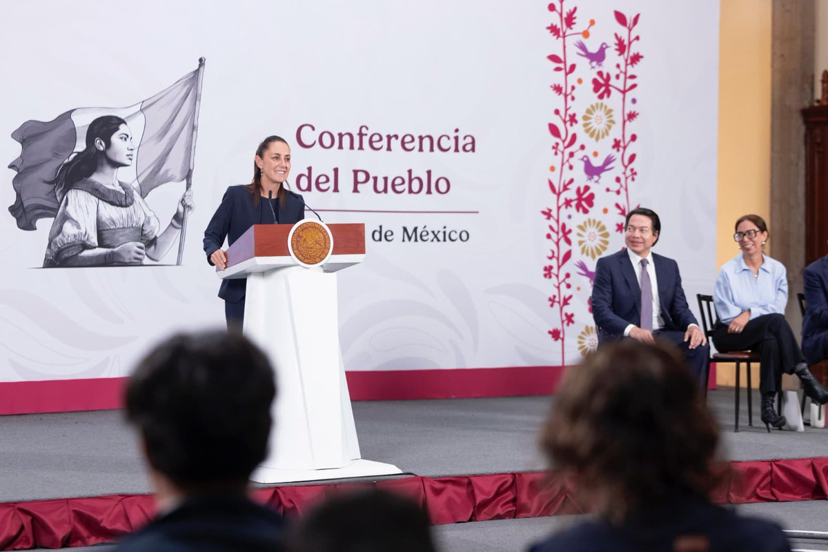 La presidenta Claudia Sheinbaum informó que 18 estados ya no harán examen de admisión para…¡Clic para continuar leyendo!

liberal.com.mx/al-cierre-de-2…
-
<a href="/Claudiashein/">Claudia Sheinbaum Pardo</a> 
#Sheinbaum #Veracruz #Educación #GestaHeroica #Noticias #México #Bachillerato #Marina