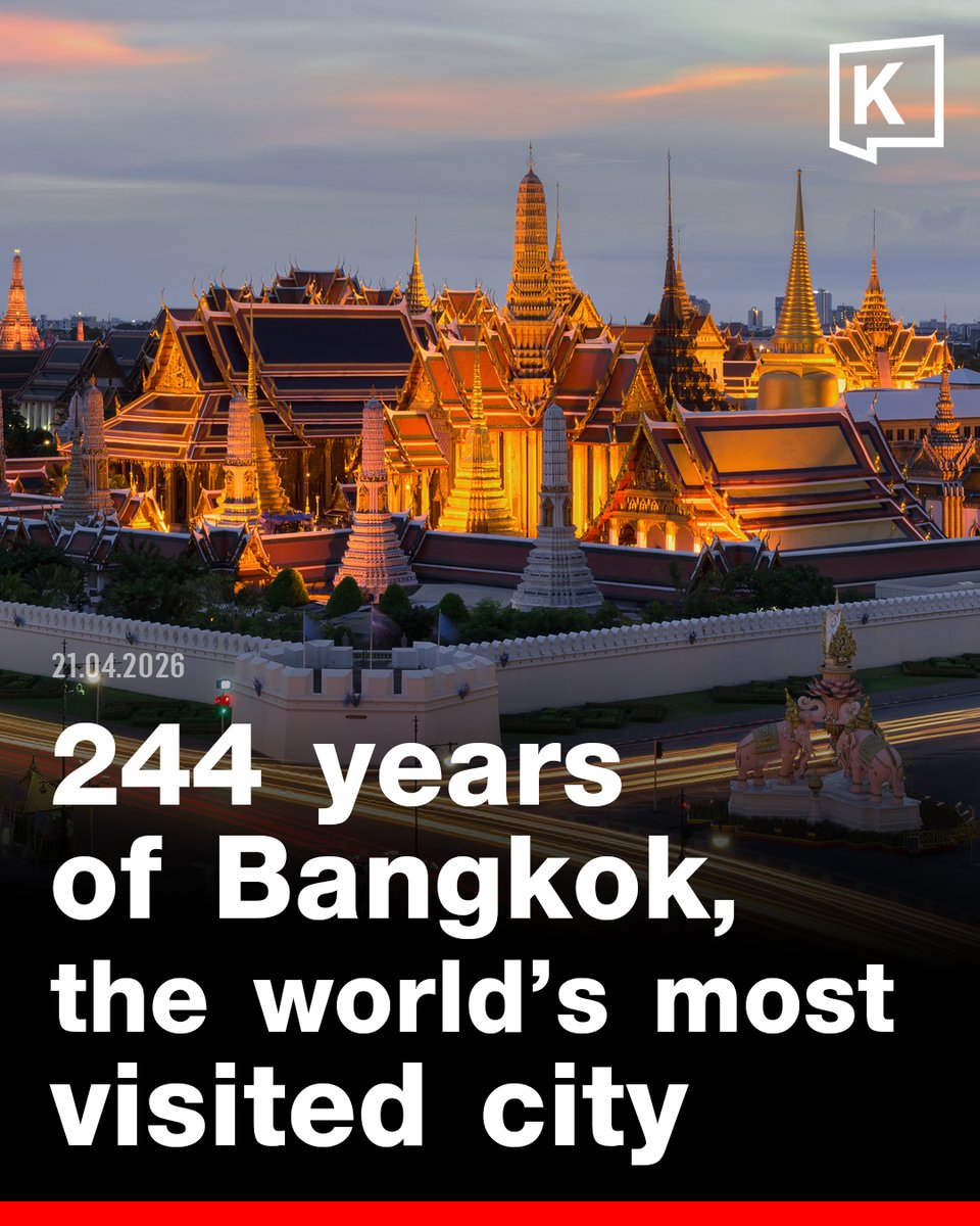 Bangkok marks its 244th anniversary on 21 April 2026, the date on which King Rama I, Phra Phutthayotfa Chulalok the Great, established the city as the capital of Thailand in 1782.

Read more: khaosodenglish.com/featured/2026/…