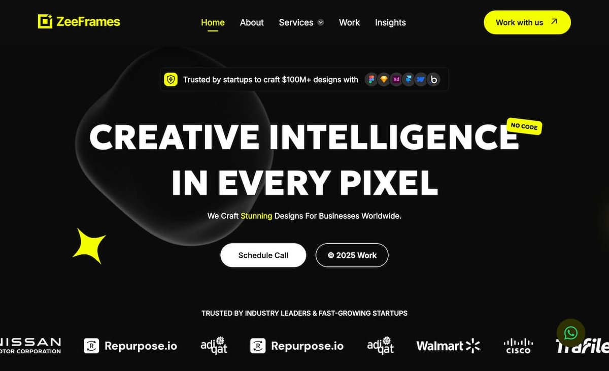 bestcss_in's tweet image. #Site of the Day 21 Apr 2026 
ZeeFrames
by ZeeFrames @zeeframes 
bestcss.in/user/detail/Ze…