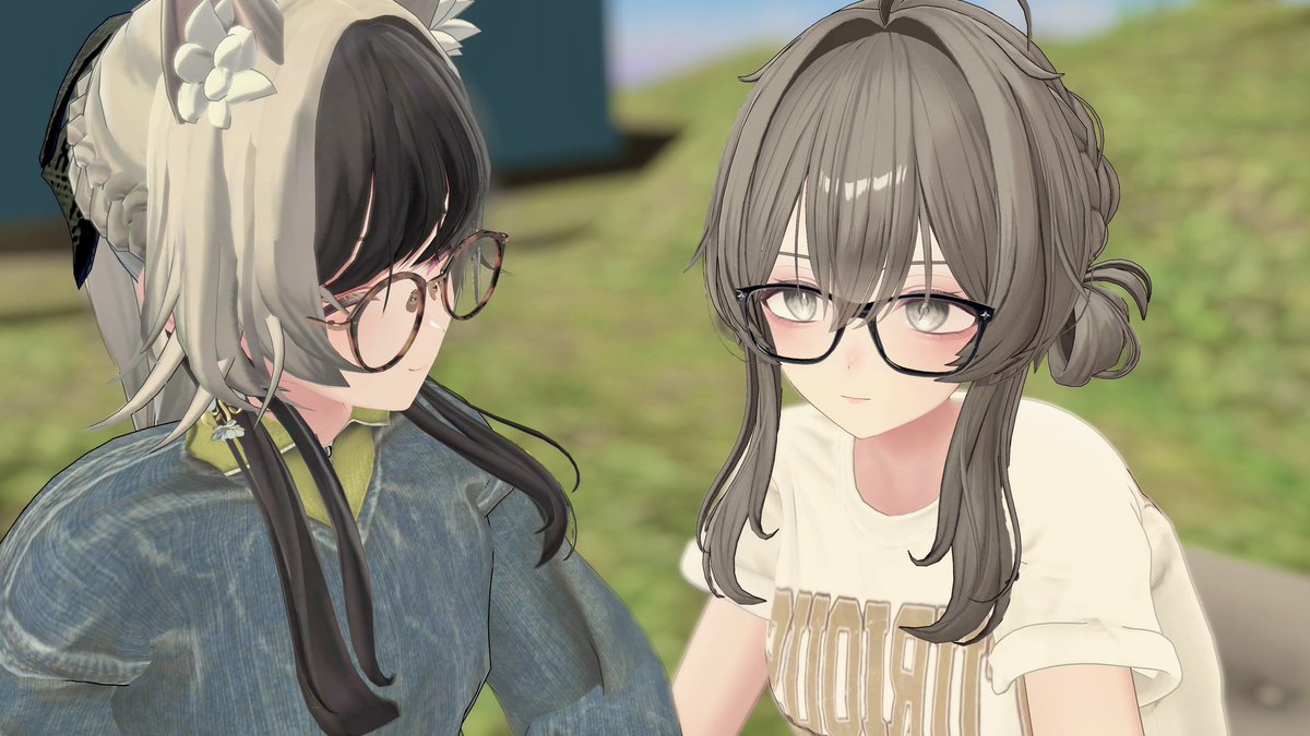 翠羽ちゃんの魅力に気付いてくれたフレンドちゃーん🥹改変かわいすぎる❕
 #Suiha3d