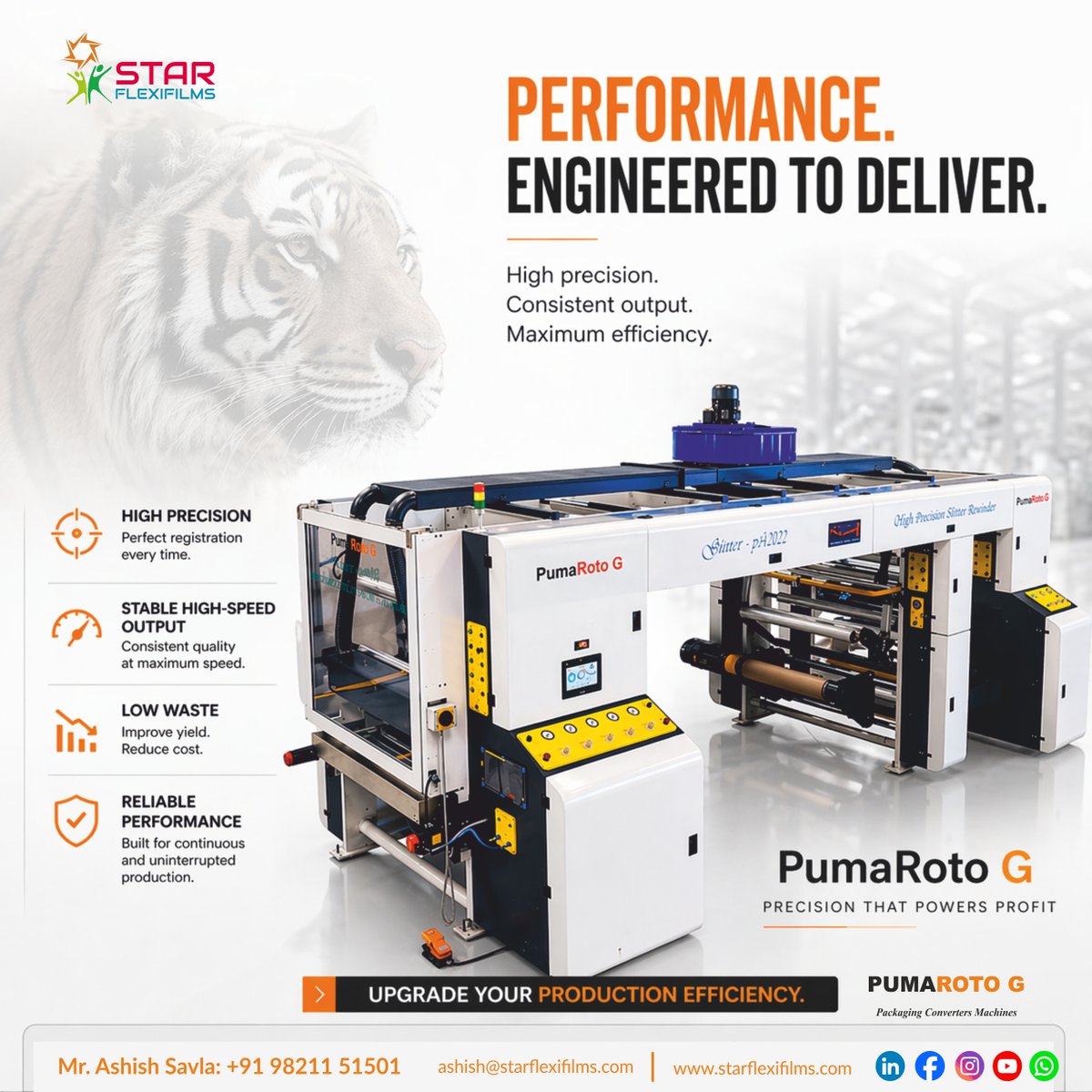 starflaxifims's tweet image. Real performance doesn’t need to shout.
Less hype. More output.

Your machine is not just equipment—
it’s your production backbone.

#FlexiblePackaging #PackagingIndustry #PackagingSolutions #PackagingTechnology #IndustrialMachinery #ManufacturingIndustry #B2BManufacturing
