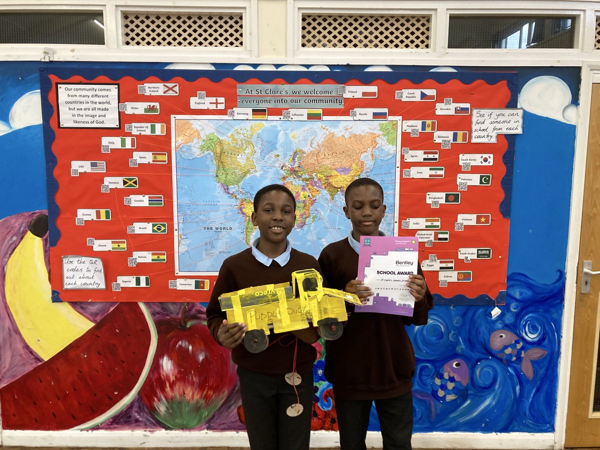 StClaresVoice's tweet image. At the Primary Engineering Celebration each group had an interview with an  engineer before demonstrating their vehicles. 
#primaryengineer #newskills #teamwork #havingfun