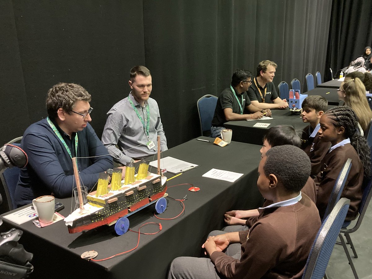 StClaresVoice's tweet image. At the Primary Engineering Celebration each group had an interview with an  engineer before demonstrating their vehicles. 
#primaryengineer #newskills #teamwork #havingfun