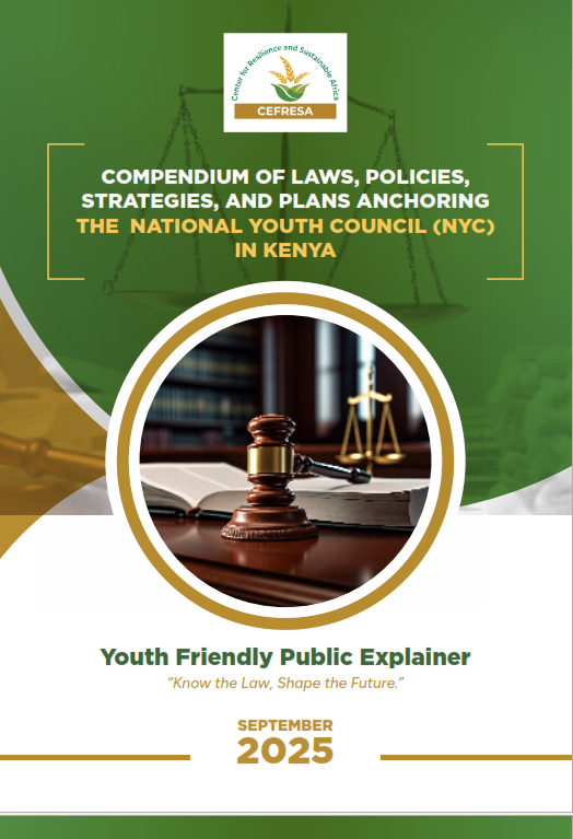 cefresa_ke's tweet photo. After 14 years, the wait is over! The National Youth Council (NYC) elections are officially set for July 2026. Last year,@CEFRESA_KE launched the NYC Compendium to prepare you for this exact moment. Now, it’s time to move from dialogue to the ballot box. Read our article below: https://t.co/1EuAiV2j4t