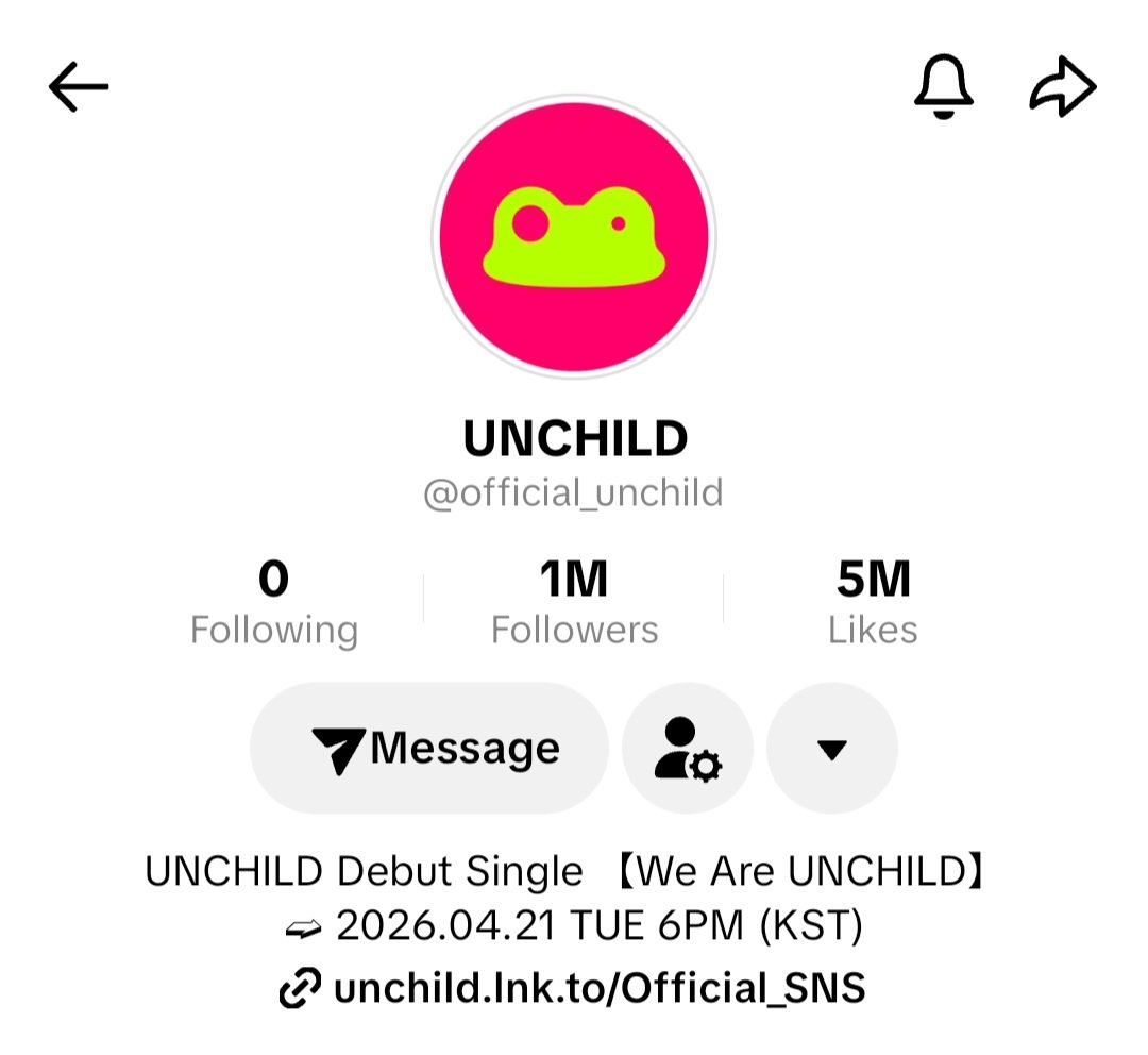 UNCHILD Charts🐸 tweet media