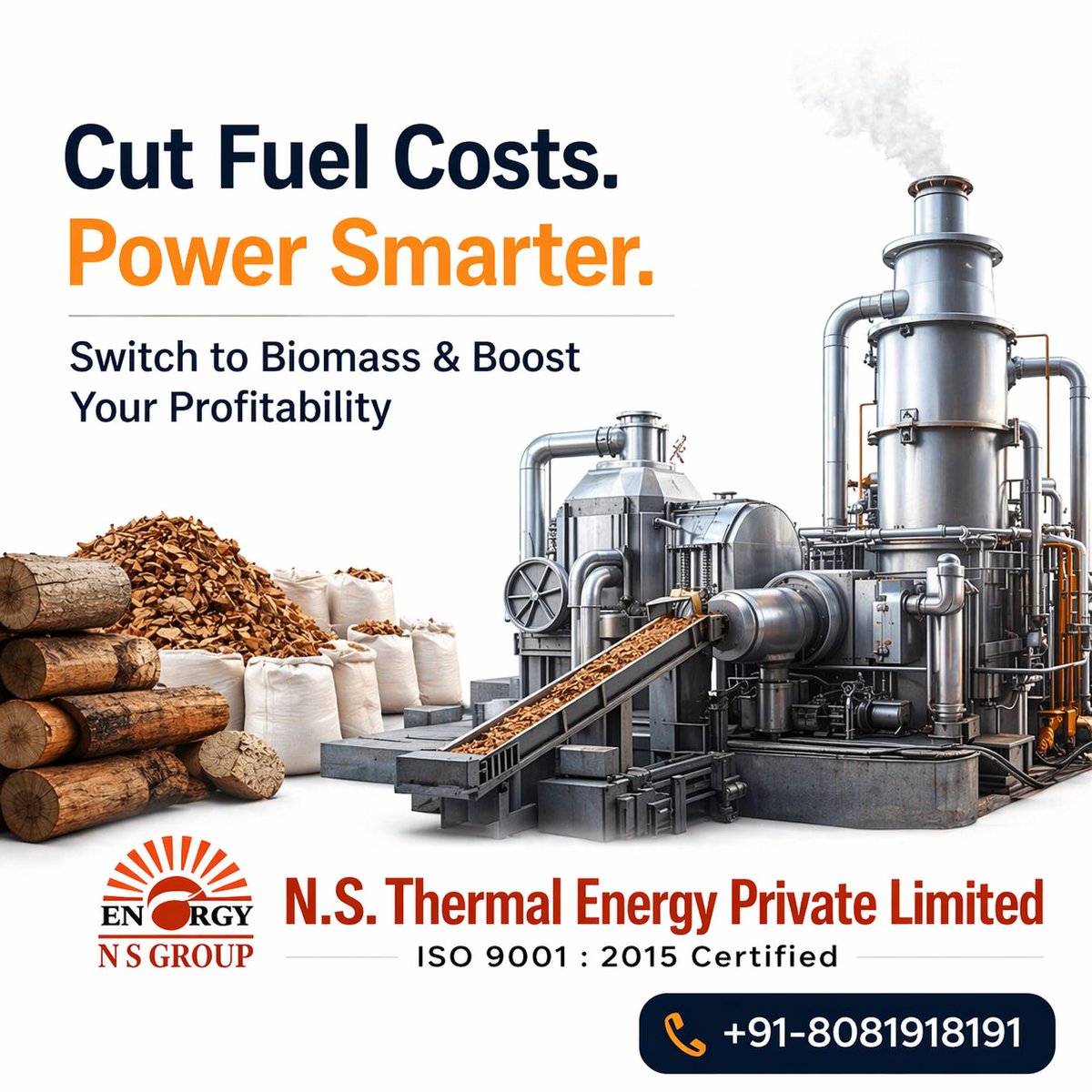 n_thermal's tweet image. Fuel costs rising?

 Switch to Biomass. Save More. Perform Better.
Engineered solutions for industries that demand efficiency.

📩 Let’s talk.

#EnergyEfficiency #Biomass #IndustrialSolutions #CostSaving
