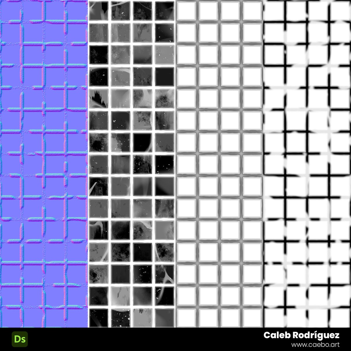 caeboart's tweet image. Marble tiles made in Substance Designer.
Focusing on making them look like they were not adhered well to the wall, as if there is too much paste underneath, while also giving them a poorly maintained look

artstation.com/artwork/K3AqBW

#SubstanceDesigner #MaterialArt #TextureArtist