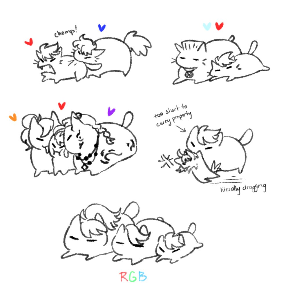 catjago but it's cat kai going on silly adventures