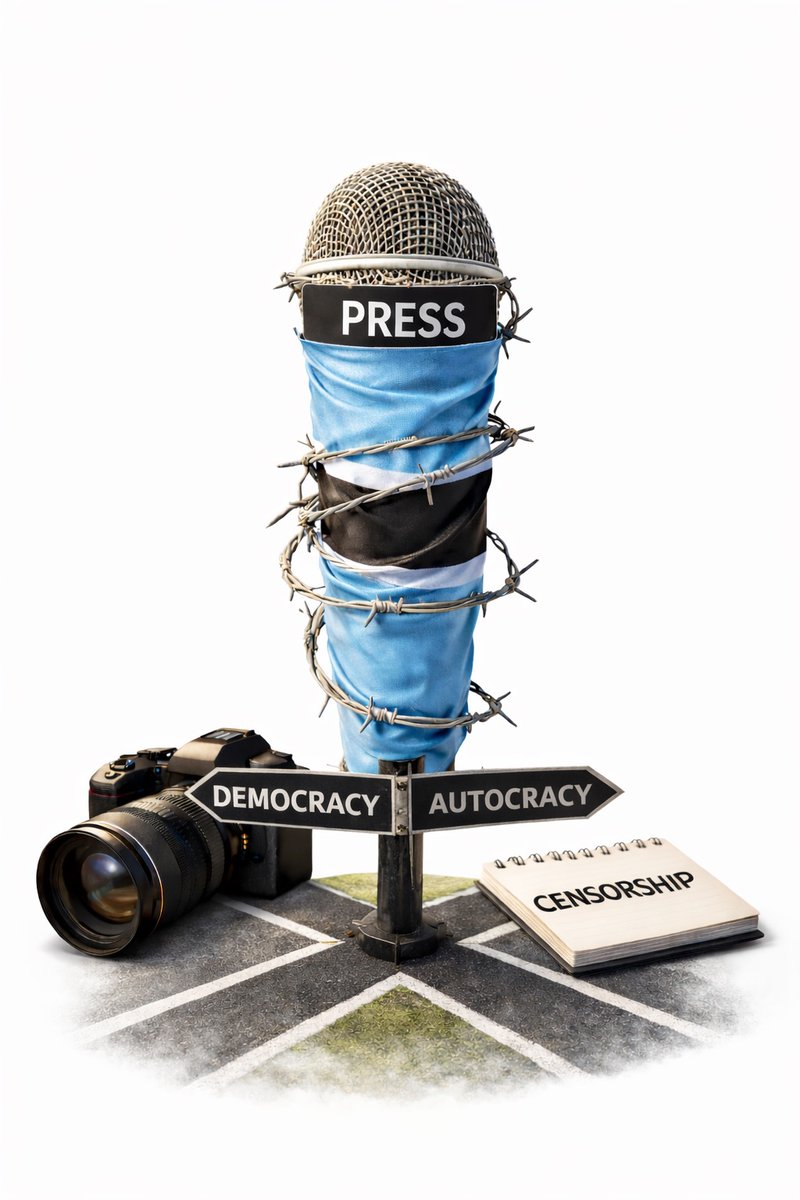 IntelwatchNews's tweet photo. 1/2 @IntelwatchNews' report by @MmapulaMolapong maps the state of media freedom in Botswana. It paints a sobering picture of a system under growing strain @yaronafm @LaoneRasaka @ThusoKMotshegwe @Gabzfmnews @rorisangmogojwe  @TheVoiceBW @kaboramasia @_FreeExpression @BOCONGO2 https://t.co/o4Qb4wdEZq