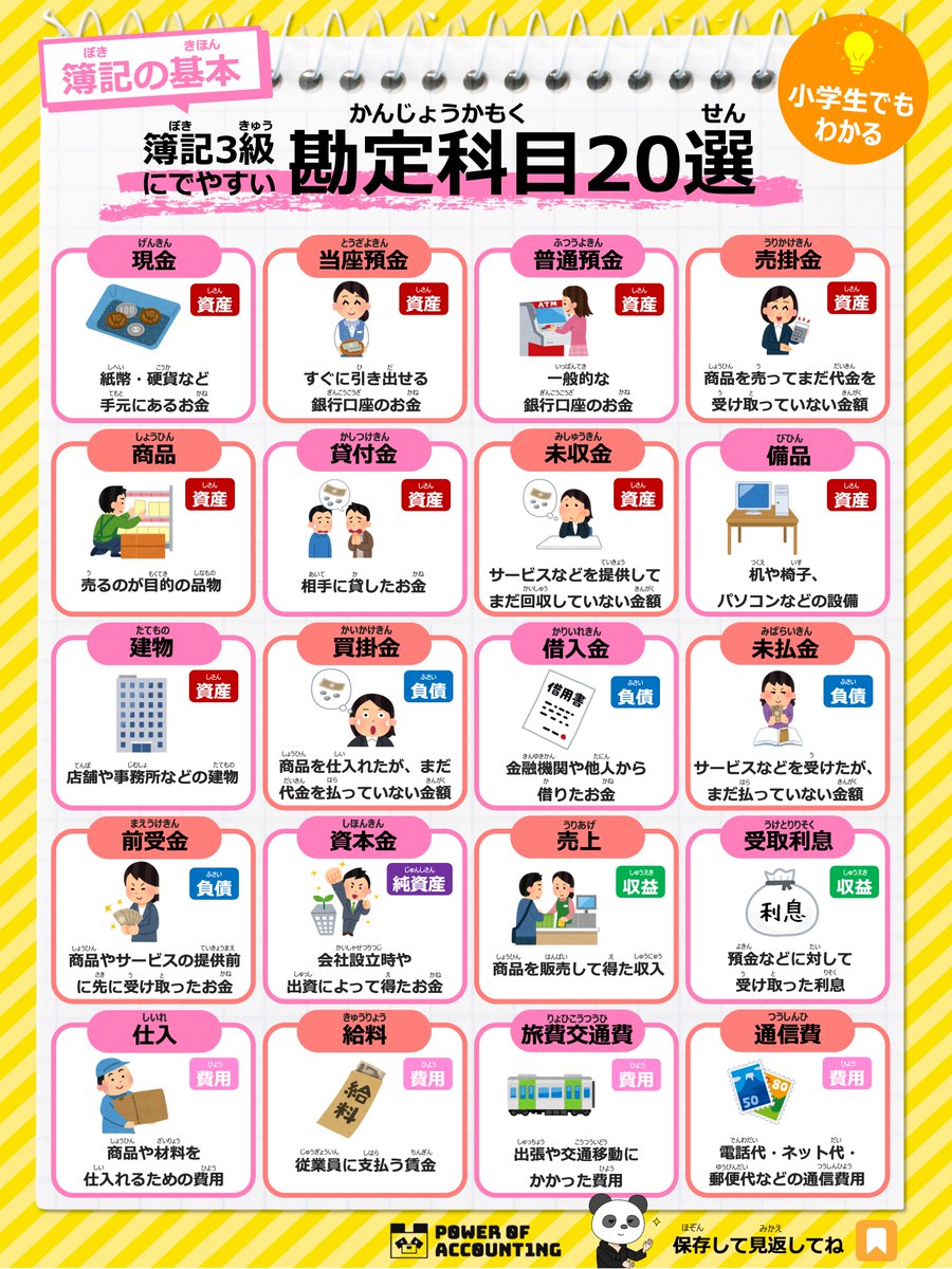 しも@簿記の鬼教官 tweet media