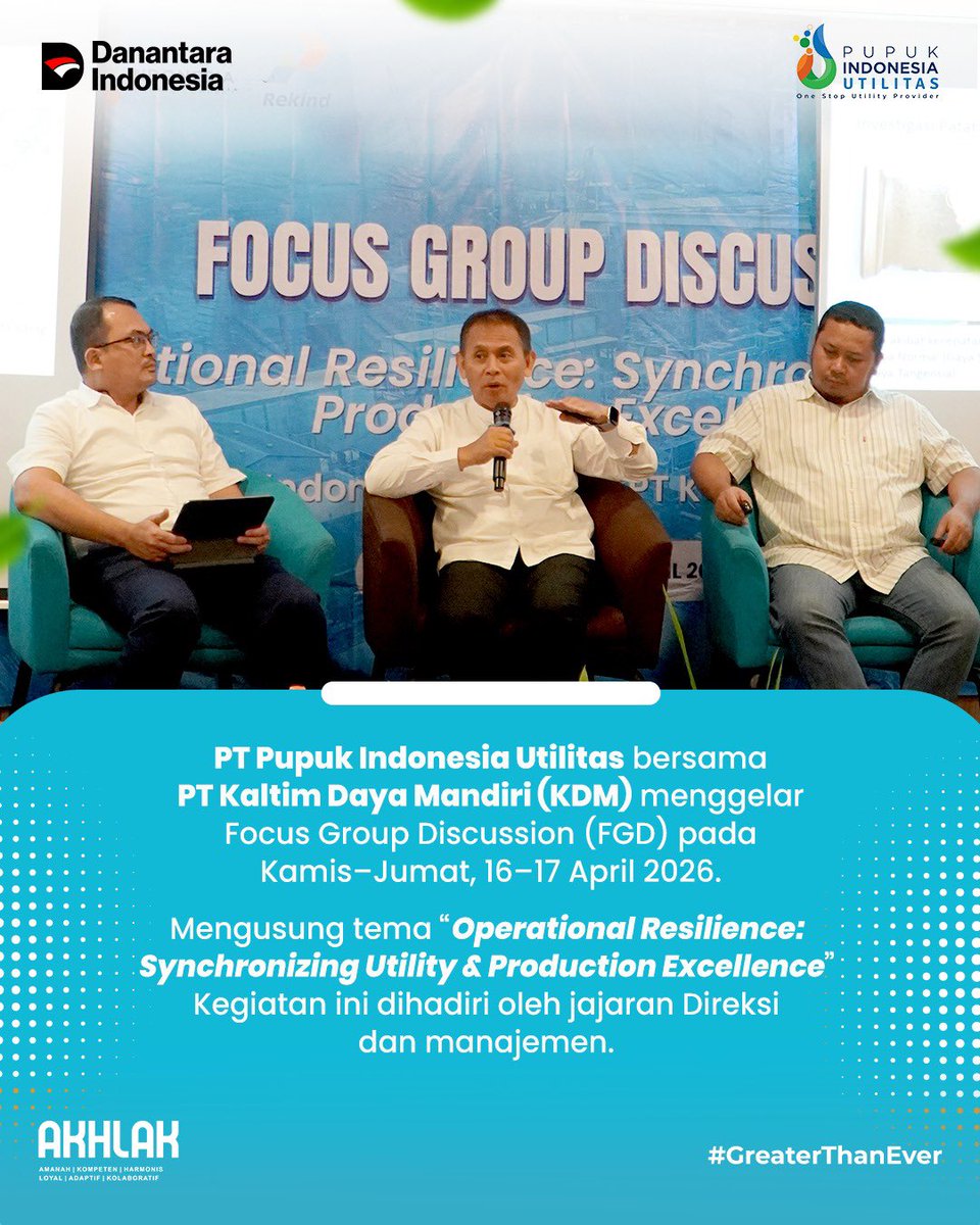 PT Pupuk Indonesia Utilitas tweet media