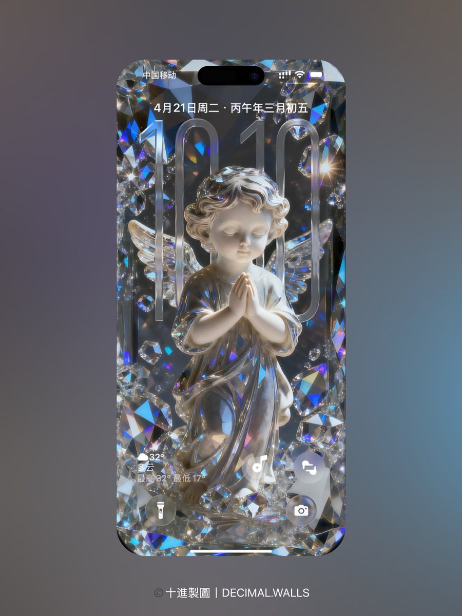 decimalwalls's tweet photo. ”Crystal Angel“ iOS26 Depth of Depth of Depth of Depth Wallpaper A丨Original Wallpaper

©️十進製圖丨DECIMAL.WALLS

#wallpaper https://t.co/k2DCD4KhEN