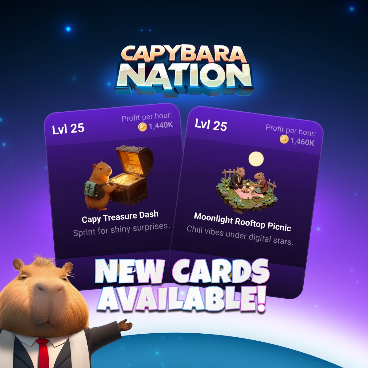 Capybara Nation - $BARA is live on Crypto.com tweet media
