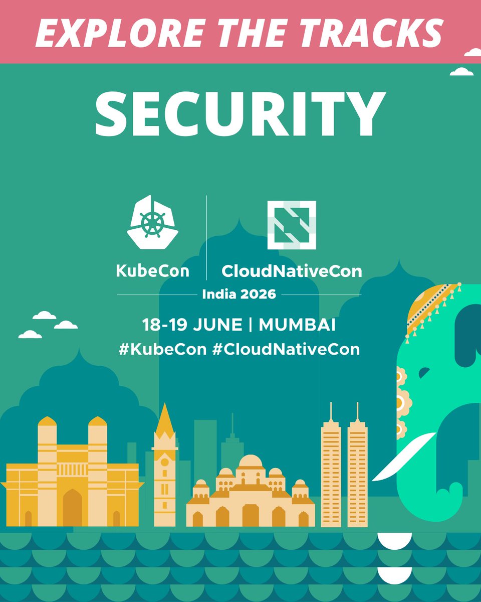 CloudNativeFdn's tweet image. Is your #Kubernetes security stack ready for what's next? 🔐
The Security track at #KubeCon + #CloudNativeCon India has you covered (18-19 June, Mumbai).
Sessions on Zero Trust, AI workload isolation, container security, SPIFFE presented by speakers from Reliance Industries,
