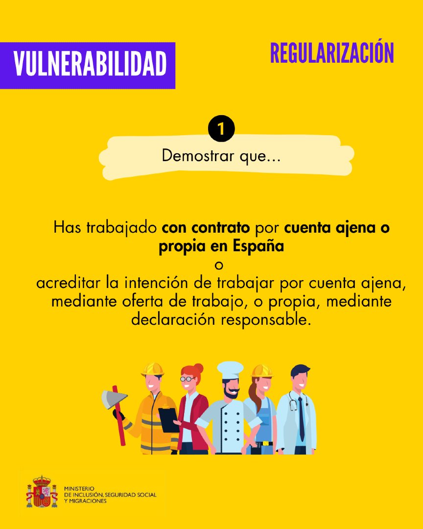 Ministerio Inclusión Seguridad Social Migraciones tweet media