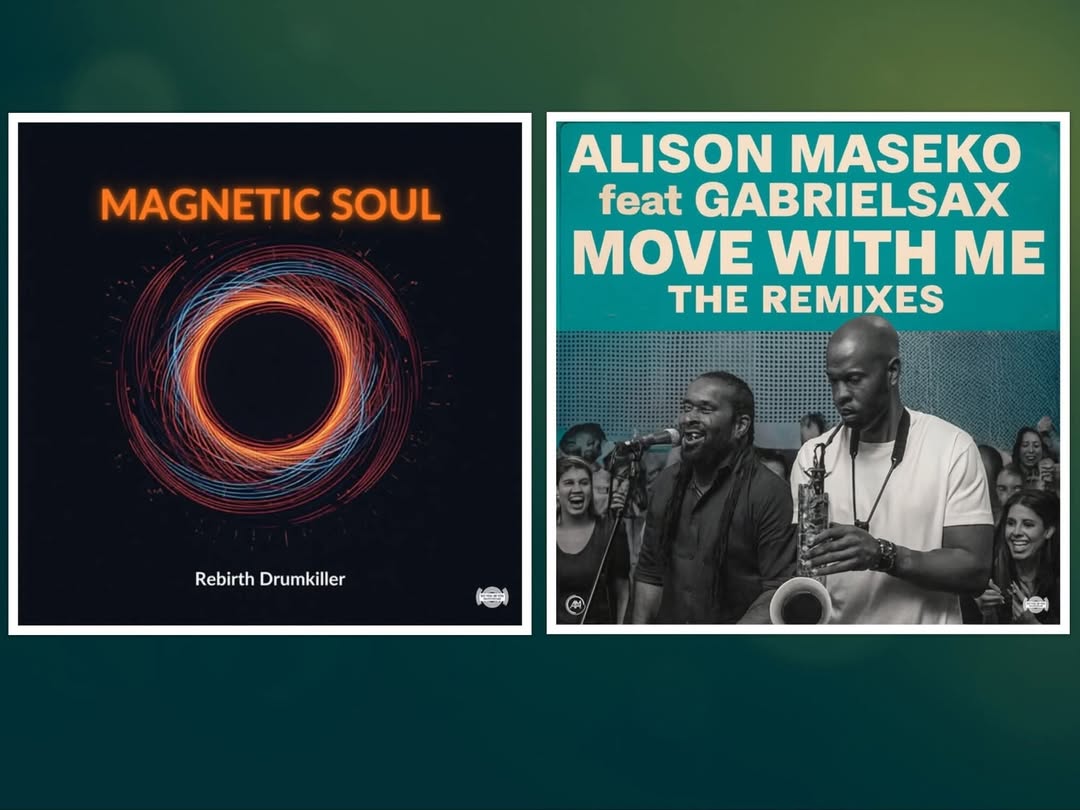 DYBYRecords's tweet image. Magnetic Soul - Rebirth Drumkiller EP 🔥🤌🏿
Alison Maseko &amp;amp; Gabrielsax - Move With Me (The Remixes) 💥🔥💯❤️
 stay tuned 😎 

traxsource.com/title/2760764/…

traxsource.com/title/2737118/…

 #DyByRecords #newmusicalert #NewRelease #ElectronicMusic #housemusic