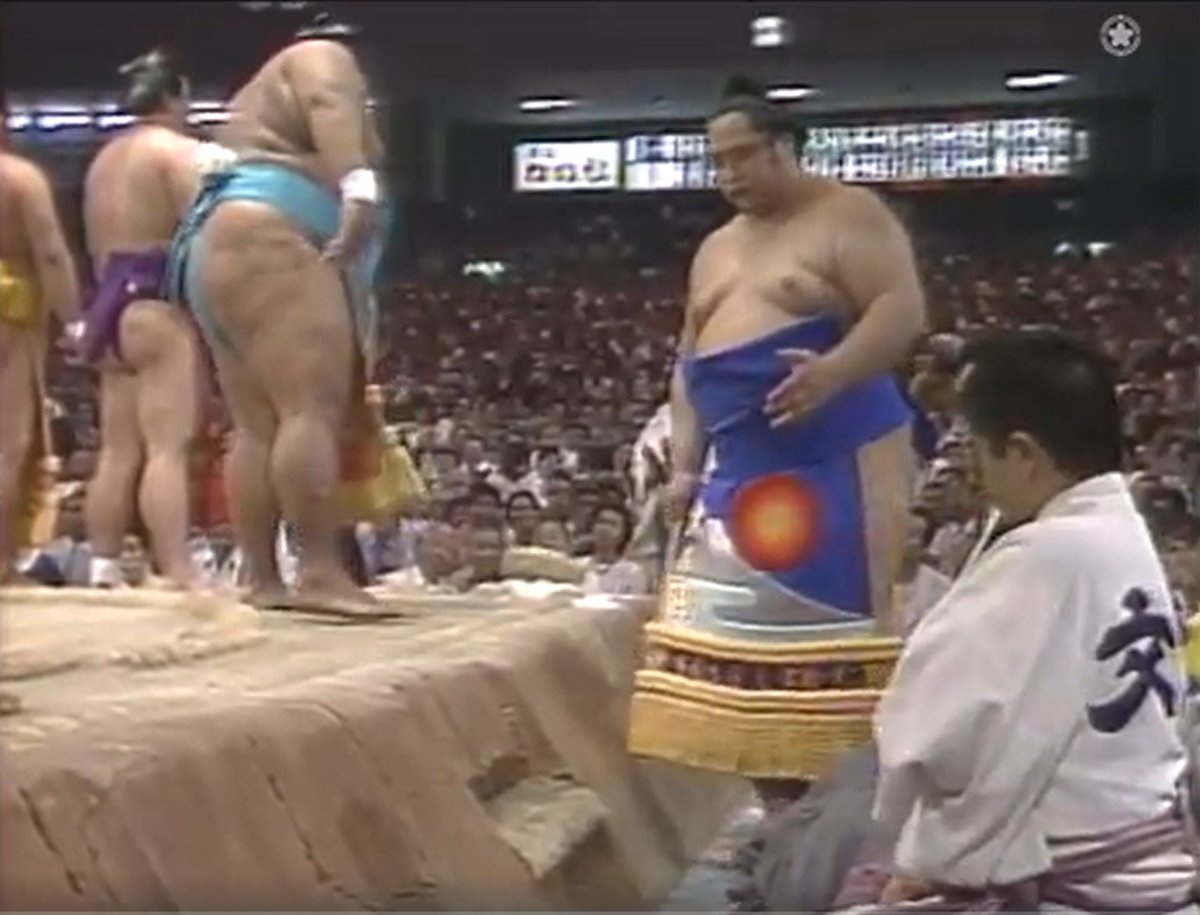 アーカイブ場所】 昭和60年七月場所 十一日目。 西幕下5枚目の大鷹は
