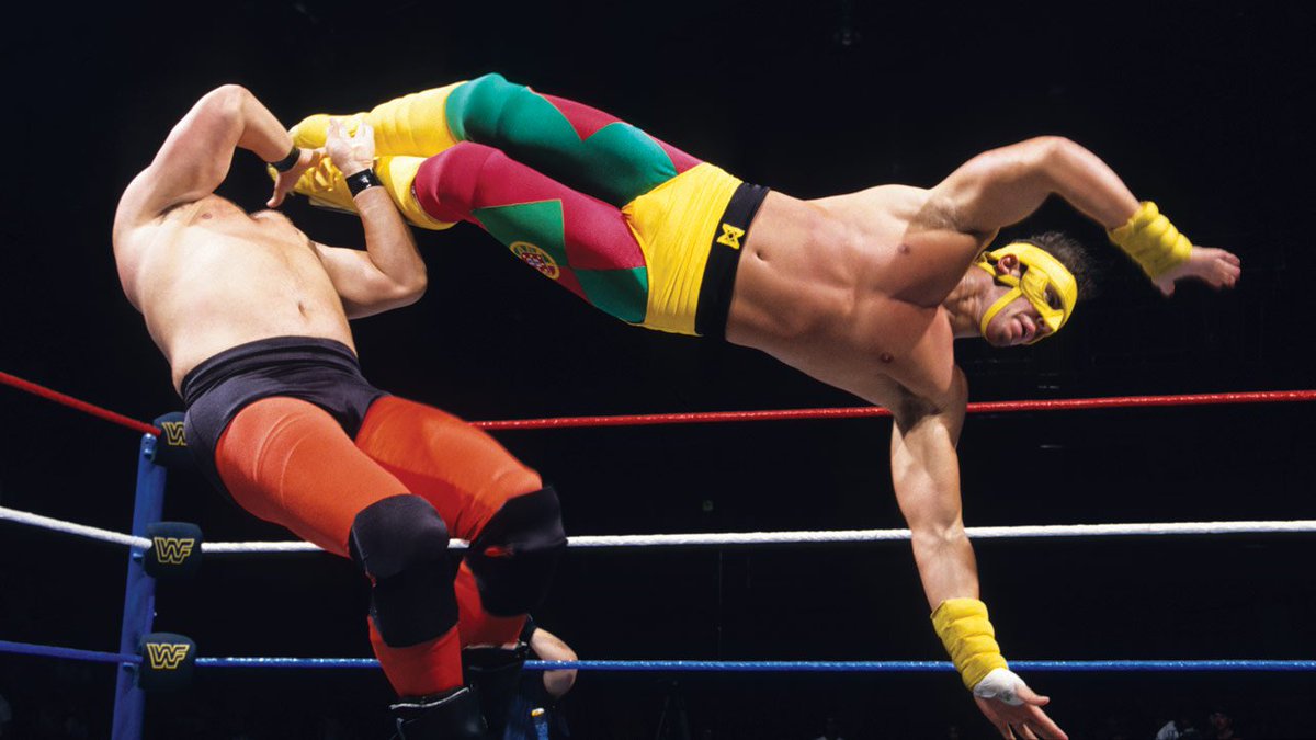 WWFWrestling1's tweet image. 📸 WWF In-Ring Action! #WWF #WWE #AldoMontoya