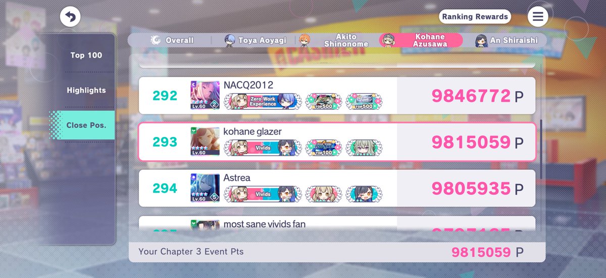 fishifries's tweet photo. i came back just in time for wl2 and in the process of tiering i somehow became ill about vbs again 😭😭😭 https://t.co/jvSgHgpkSp