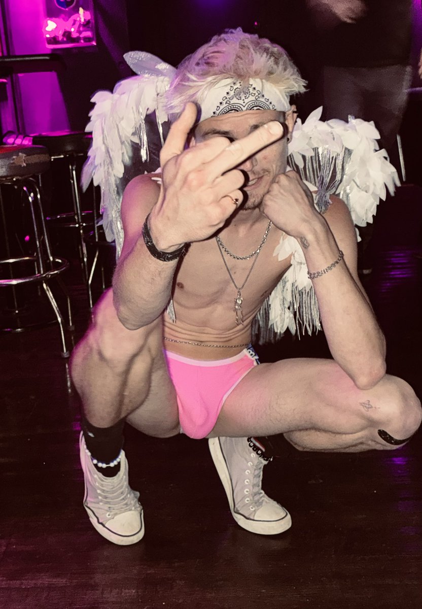 UnhingeCupid's tweet photo. Anthem of the day….

“Just call me Angel of the Morning, angel
—just touch my “cheeks” before you leave me….”  -Juice Newton 👼🏻 https://t.co/oLQV563SSH