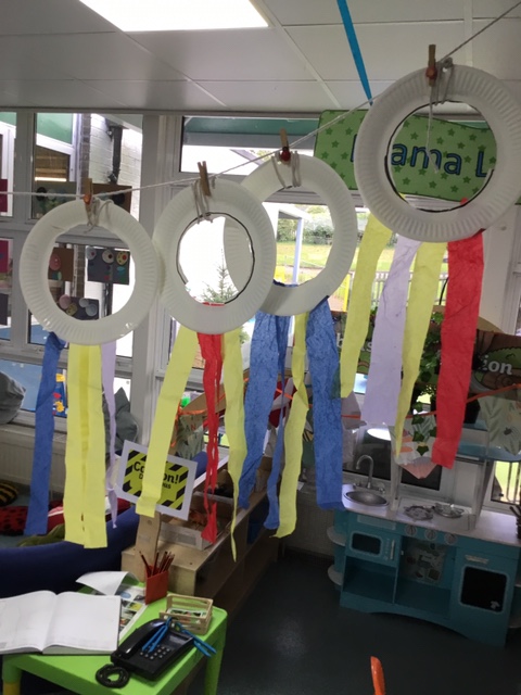 ApplegarthAc's tweet image. Nursery are learning about Spring. We made kites from paper plates and the children had a go at flying them. We also have our own minibeast lab out for exploring as we are looking and learning about them too. #learning #excitement @thesteptrust