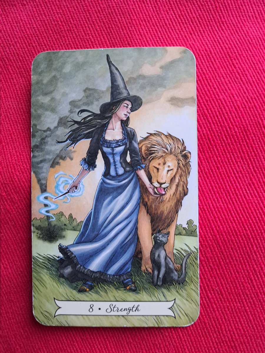 Laurajk32's tweet image. Today's card is Strength 

We never know our own strength until we're made to use it.

#strength #power 

#tarot #tarotmessage #LauraJK32