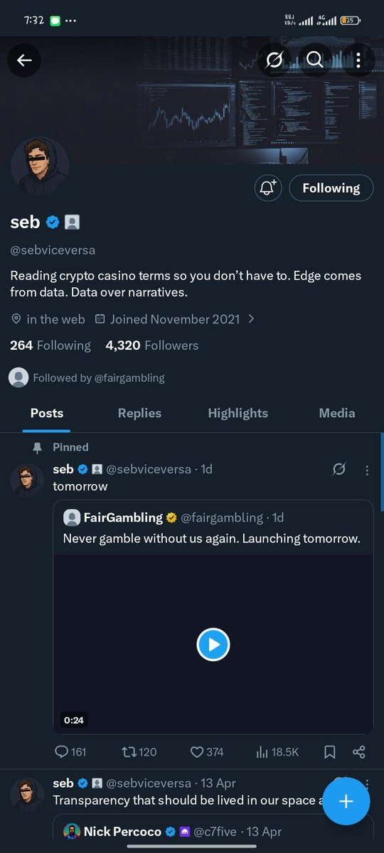 TheProdigal__'s tweet photo. @fairgambling @TehnzOnchain @MindOrbitt @BobDaddyy_ 
I hope small account gets noticed https://t.co/HybJ0JyH1t