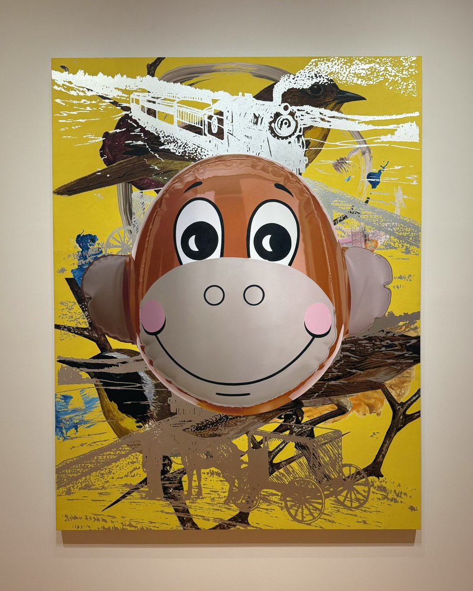 madmousecomic's tweet photo. ① ジェフ・クーンズの作品観れてよかった
②センスのいい痛車に出会いました
③今年はデニムジャケット作ろうと思います
④いい感じなTシャツになりそうです https://t.co/XMpigy8ECw