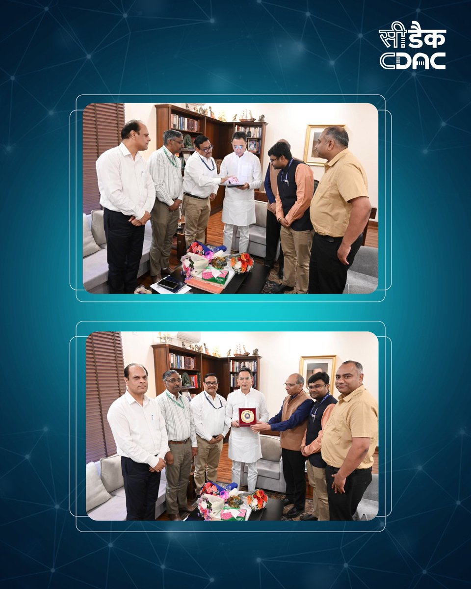 C-DAC India tweet media