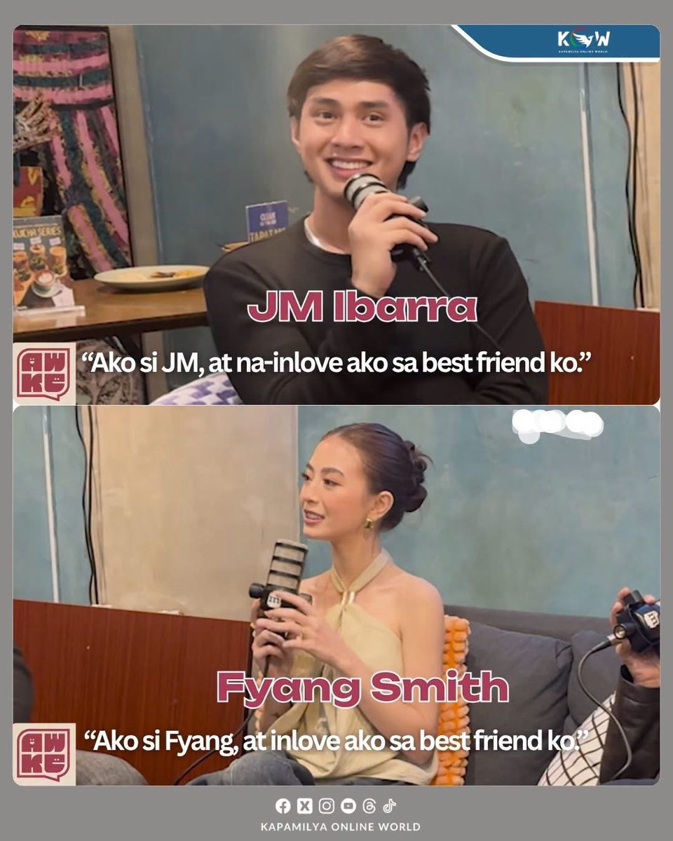 kowalerts's tweet image. Lagoat! Yung isa tapos na, yung isa ongoing pa. 😆 Palakihin natin 'to!

#AlmostUs #JMFYANG #JMIbarra #FyangSmith #AWKP

📸: Ang Walang Kwentang Channel/YouTube