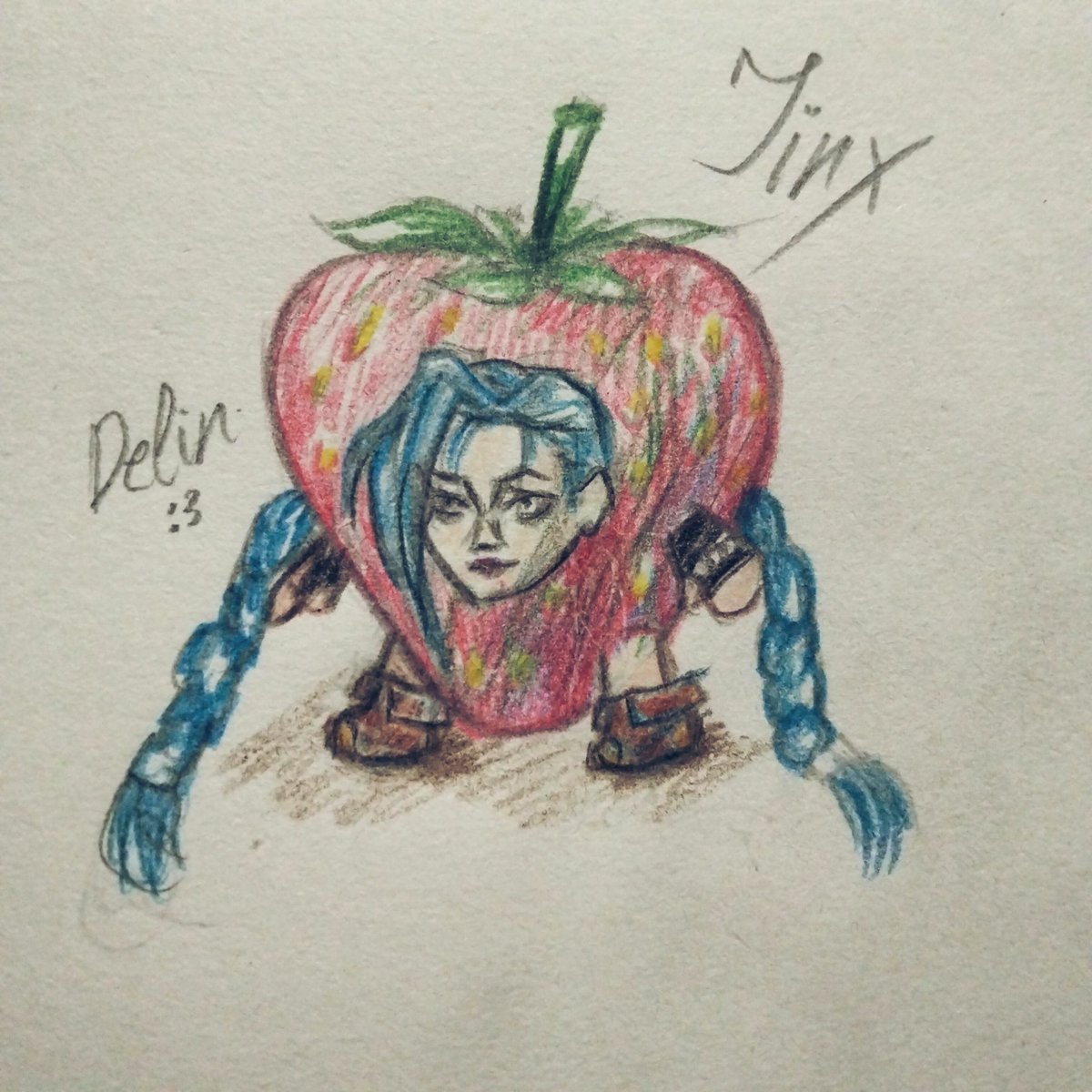Jiensx's tweet image. Jinxberry🍓
#jinx #arcane #fanartㅤ