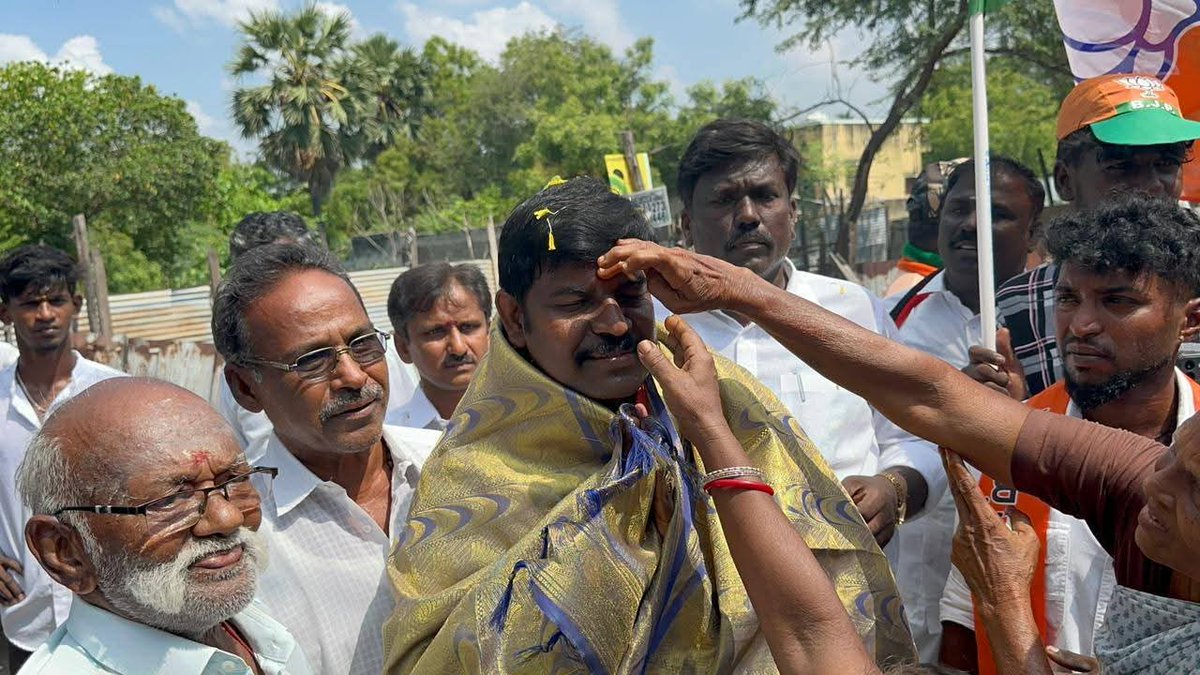 KRM RadhaKrishnan BJP tweet media
