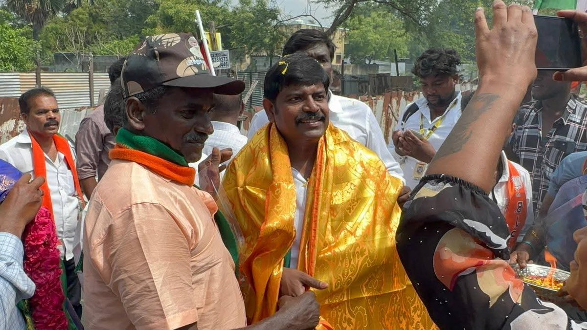 KRM RadhaKrishnan BJP tweet media