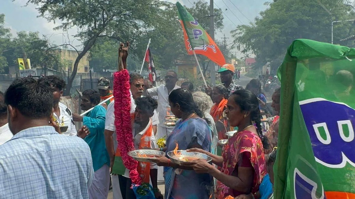 KRM RadhaKrishnan BJP tweet media