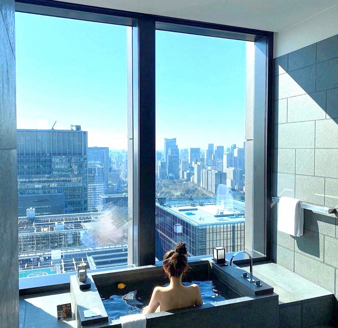 amikko77's tweet photo. ホテルのお風呂🛀
“眺め”も最高です😚 https://t.co/T6RwWDmBfa