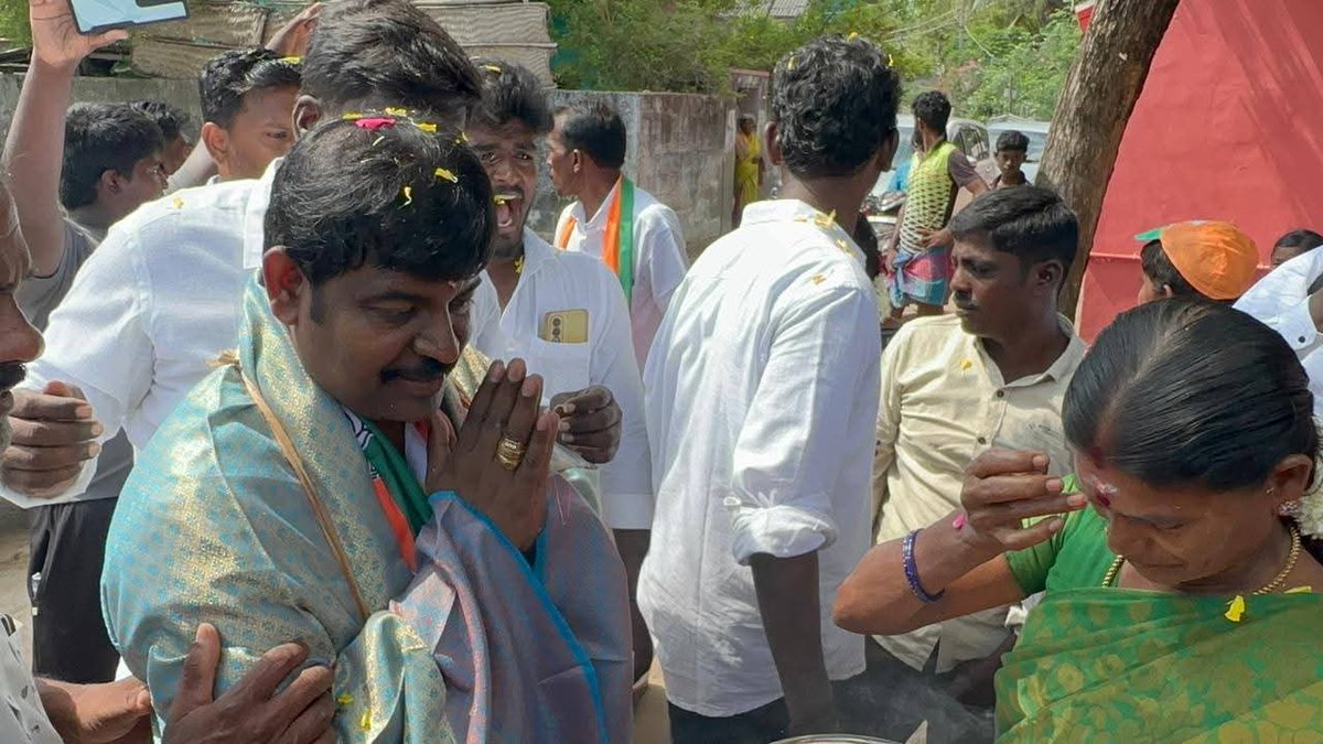 KRM RadhaKrishnan BJP tweet media