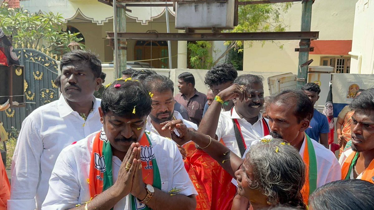 KRM RadhaKrishnan BJP tweet media