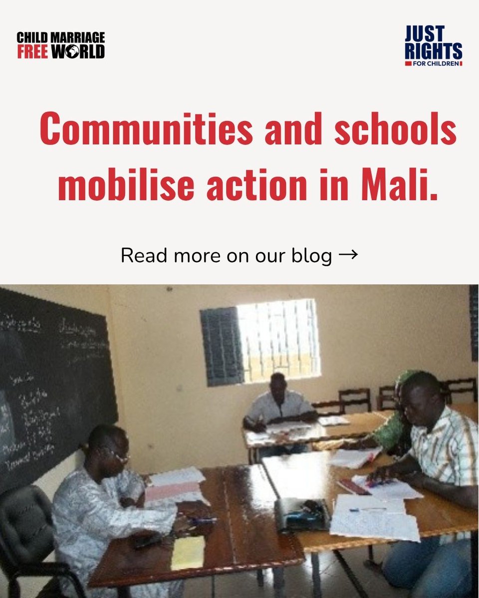 CMFreeWorld's tweet image. In Mali, community groups, schools, and partners worked together to raise awareness on child marriage,  reaching thousands of young people and strengthening community engagement.

Read more: childmarriagefree.world/post/mali-comm…

#ChildMarriageFreeWorld #100DaysOfAction #EndChildMarriage