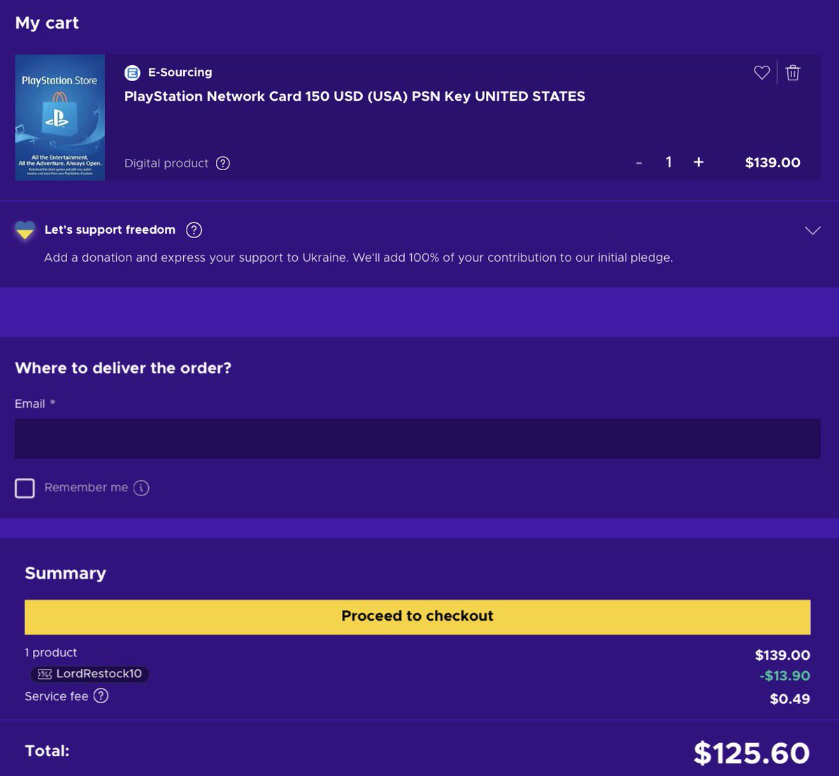 🏃‍♂️ LOWEST EVER FOR PLAYSTATION CARDS!!! PlayStation Network $150 Gift Card now $125.60 via Eneba Games

🏷️ Use Code LORDRESTOCK10 At Checkout

🔗 - bit.ly/4p6gYw8