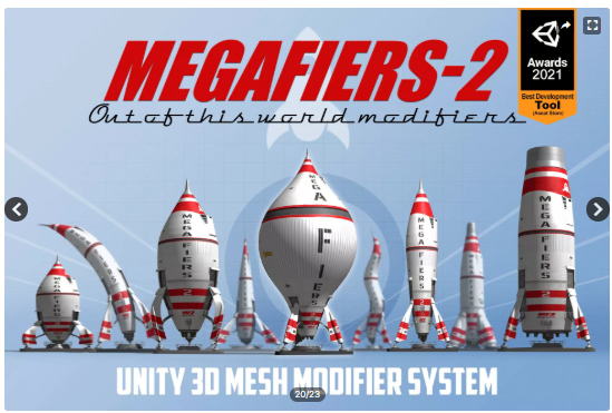 highmix's tweet image. Unityアセットストアにて「フラッシュディール」開催中！

日替わりで対象アセットが最大95%OFFと超お得！
24時間ごとに割引率が下がるのでお早めに

MegaFiers - 2
$165 → $49.50
assetstore.unity.com/packages/tools…

メッシュの変形を容易にする評価の高い人気アセット

#unity3d #flashdeals #ad #PR