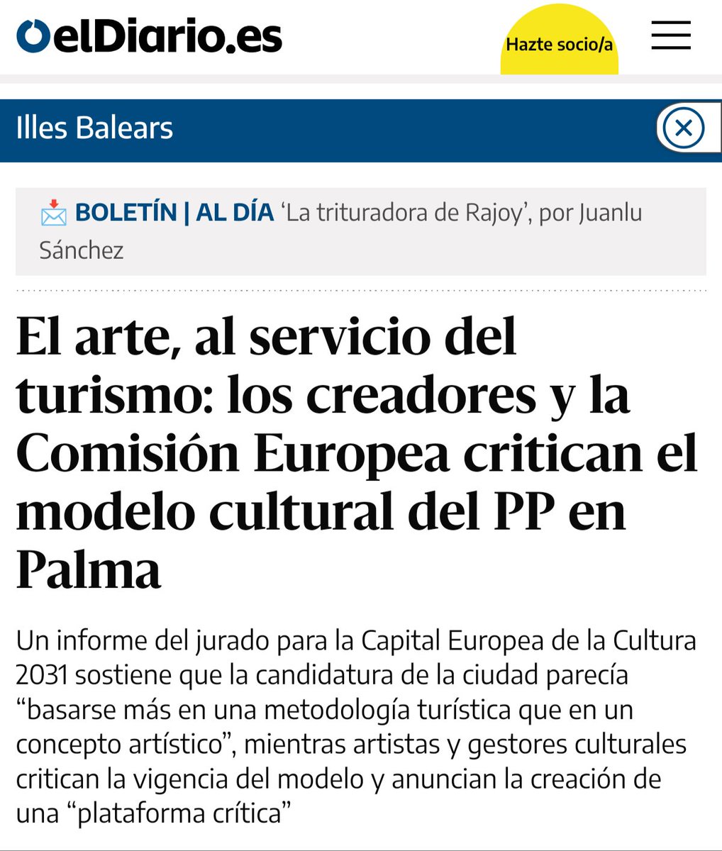 11plr's tweet image. No hay peligro de que en #Cantabria se cree una plataforma similar de artistas y gestores culturales para enfrentarse al modelo, ¿verdad? #arte #turismo